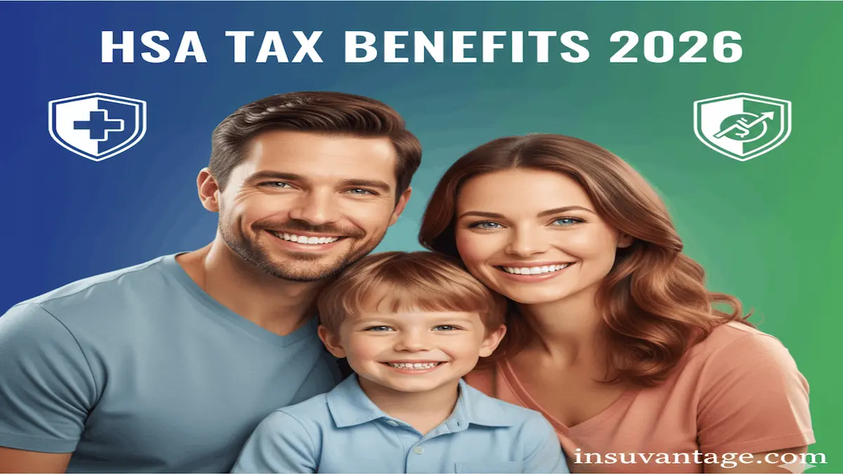 Happy family learning about HSA tax benefits 2026 on insuvantage.com