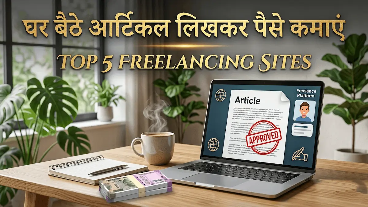 आर्टिकल लिखकर पैसे कैसे कमाएं: Top 5 Freelancing Websites