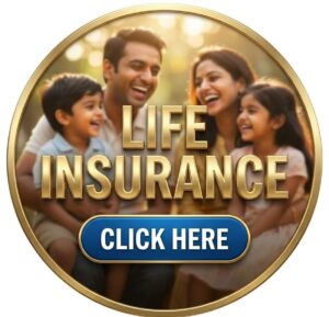 Happy Indian family showing financial security through life insurance.