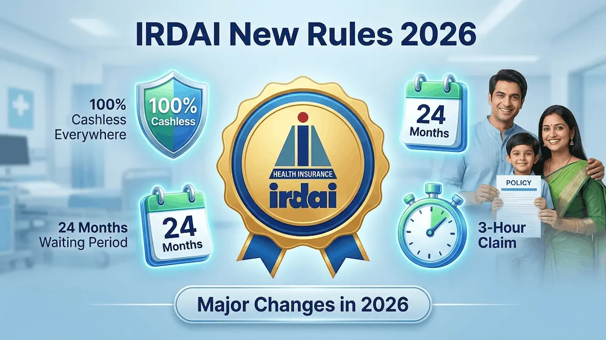 3 Major Changes in IRDAI New Rules 2026 for Health Insurance
