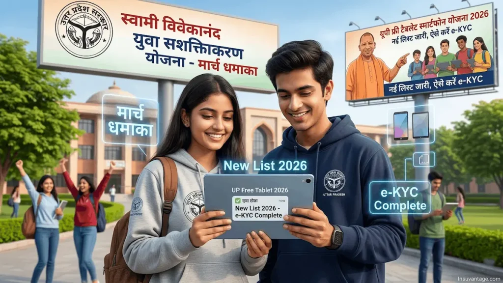 UP Free Tablet Smartphone Yojana 2026 List and e-KYC Update