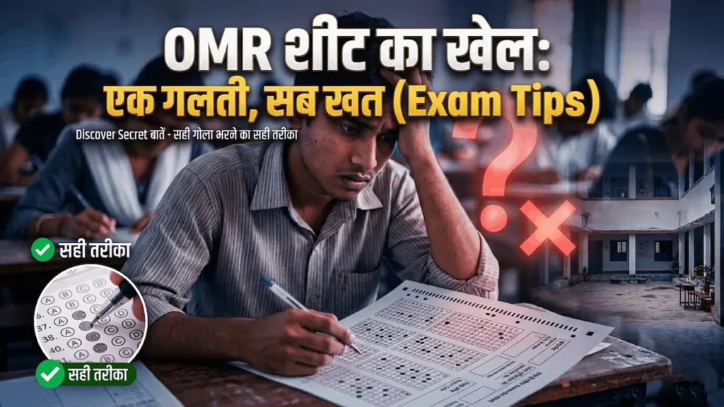 OMR शीट भरने का सही तरीका और जरूरी बातें