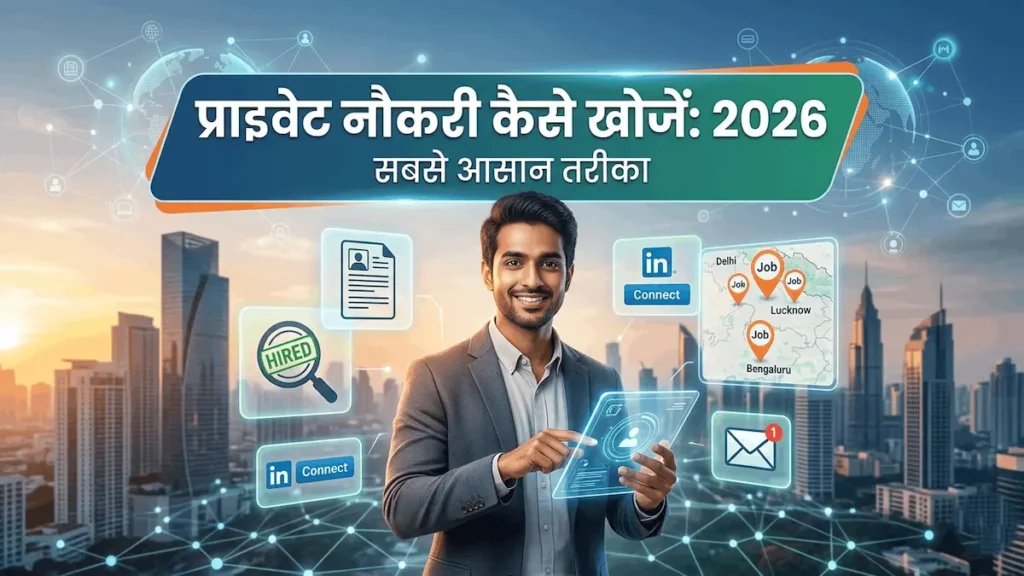 प्राइवेट नौकरी कैसे खोजें: 2026 का सबसे आसान तरीका