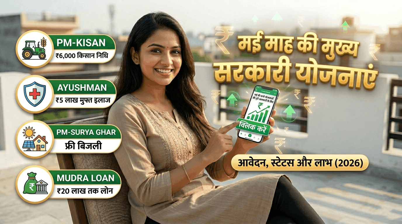 sarkari yojana mai 2026 list latest updates