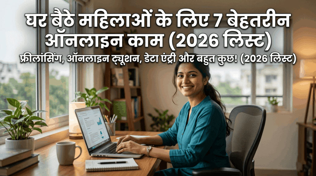 Ghar baithe mahilaon ke liye kam skile